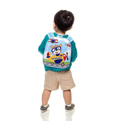 SYGA Children's School Bag Cartoon Backpack Oxford Kids Chest Multi-Purpose Baby Bag for 2-4 Years Kids (Airplane)