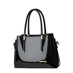 SYGA Handbag for Women Glossy Finish Shoulder Bag with Zipper Closure For Daily Use