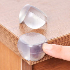 SYGA Set of 4 Transparent Round Baby Safety Corner Gaurd Baby Proofing Corner Protector
