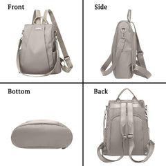 SYGA Women Backpacks Simple And Versatile Oxford Cloth Women's Bag (Khaki)