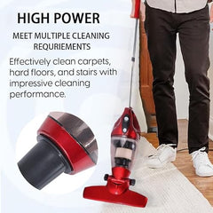 CITRODA Stick Lightweight Bagless Vacuum Cleaner With Crevice Tool, 2-In-1, Handheld & Stick, Dry Vacuuming, Use, 600W, 15 Kpa Suction Power (Red0.5 L, 0.5 Liter, Hepa Filter, 1 Count)