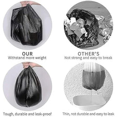 BENAVJI Garbage Bags Medium 90 Pcs I 30 Pcs x Pack of 3 Rolls | 19 x 21 Inch | Dustbin Bags,Trash Bags,Dustbin Covers for daily Wet and Dry Waste Pack of 3