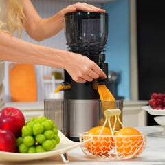 Toree Juicer Machine, 148 mm Feed Chute Slow Cold Press Juicer for Whole Fruits & Vegetables, Easy to Clean, High Juice Yield, 300W motor-heavy duty -1 Year free Replacement warranty 81306 56959