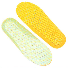 Generic Yellow, EU 41 to 46 : 1Pair High quty Orthotic Arch Support Shoe Pad Sport Running Active Carbon Fiber Remove Odors Insoles Insert Cushion Z49901