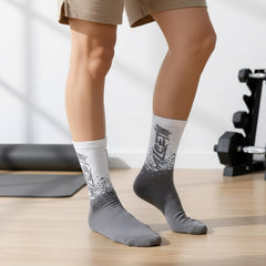 MOMISY Crew Socks for Men & Women Athletic Cotton Blend Socks 5-Pair (Multicolor)