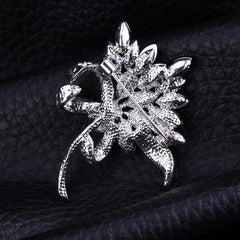 SYGA Brooch Pin Fashion Crystal Rhinestone Jewellery Pin Vintage Accessories Decoration Clothing Bouquet Brooches for Bridal Women Girl- S15