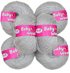 M.G ENTERPRISE MG Baby MelonKnitting Wool 200 Wool Thread for Crochet & DIY Craft Projects