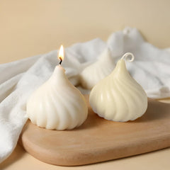 MOMISY Silicone Bubble Candle Moulds for Candle Making, Ideal for Diwali Candles, Chocolates, Personalized Gifting, Home Decoration (Onion)