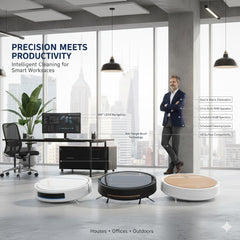 Drumstone Robot Vacuum Cleaner Automatic Smart Floor Sweeping Mopping Machine Self Charging Robotic Cleaner Low Noise Anti-Fall Anti-Collision Sensors Home Cleaning Robot for Dust Pet Hair Dirt