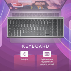 Dell 15 Intel Core i5 13th Gen - 1334U, 16GB DDR4 RAM, 512GB SSD, FHD 15.6"/39.62 cm, Windows 11, MSO'24, Grey, 1.66kg, 120Hz 250 nits Display, 15 Month McAfee, Thin & Light Laptop
