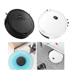 LOOM TREE® Smart Vacuum Sweeper Low Noise Carpet Cleaner 3 in 1 Mopping for Household Black