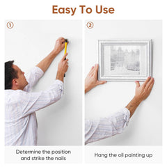 Syga Plastic Mini Invisible Hanging Hooks (B004B, White) - Pack of 15