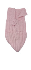 MOMISY Little Rose Bud Cocoon Baby Photography Prop Cute Babies SpiralSleeping Bag (Pink)-Acrylic Wool, 0 to 3 Months