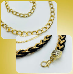 SYGA Pearl Waist Chain Belt Adjustable Decorative Belt Hollowed Tassel Waist Belts Suitable Size for Waist 26-40