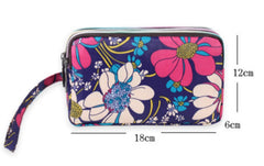 MOMISY Women's Girls Clutch | Zipper | Ladies Purse Wallet Girls (Sunflower)
