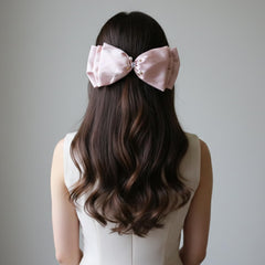 MOMISY Bow Shaped Hair Clip, Hair Accessories for Women and Girls (3LayerBow PInk, Free)