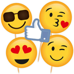 SYGA Set of 21 Social Media Party Photo Booth Props