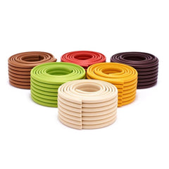 SYGA Set of 2 Brown Baby Lining Strip Edge Guard Cushion Corner Cover tape Infant Bump Protector