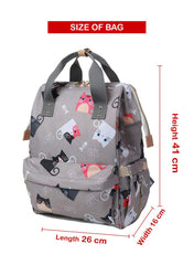 SYGA Diaper Bag Mother Bag Multi-Function Nappy Backpack Bag Organizer for Travel Diaper Bag (Beige)