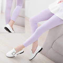 SYGA Girls Leggings, Soft & Stretchable Cotton Infant Toddler Leggings, Suitable for All Seasons, Size 11-12 Years(Pink)