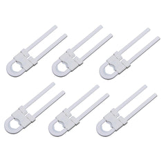 SYGA Sliding Child Safety Cabinet Locks, U Shaped Baby Proof Cupboard Kitchen Lock, Childproof Cabinet Latch Kid Safety for Knobs and Handles Home Furniture Door (Pack of 6)