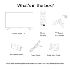 Lumio Vision 7 109 cm (43 inches) 4K Ultra-HD Smart QLED TV FTW1-ADSG