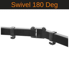 Gadget Wagon 13 to 27 inches Adjustable Monitor Desk Arm 180 Degree Swivel Screen (18)