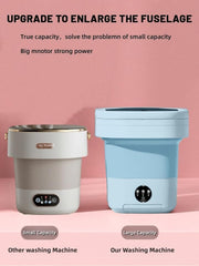 Portable Washing Machine, Mini Washer,16L Upgraded Large Capacity Foldable Washer.Deep Cleaning of Underwear, Baby Clothes and Other Small Clothes.Suitable for Apartments, Dormitories, Hotels.