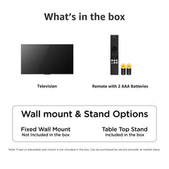 TCL 139 cm (55 inches) 4K UHD Smart QD-Mini LED Google TV 55Q6C