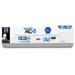 Carrier 2 Ton 5 Star Wi-Fi Smart Flexicool Inverter Split AC (Copper, Convertible 6-in-1 Cooling,Smart Energy Display,HD & PM 2.5 Filter, ESTER EDGE FXi (Wi-Fi), CAI24EE5R35W0,White)