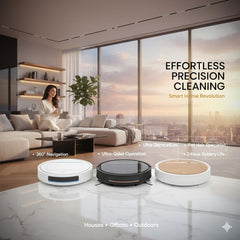 Drumstone Robot Vacuum Cleaner Automatic Smart Floor Sweeping Mopping Machine Self Charging Robotic Cleaner Low Noise Anti-Fall Anti-Collision Sensors Home Cleaning Robot for Dust Pet Hair Dirt