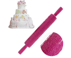 SYGA Sky Blue Butterfly Printing Portable Roller Cake Decorating Baking Mould Fondant Tool