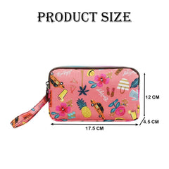 MOMISY Women's Girls Clutch | Zipper | Ladies Purse Wallet Girls (Mix Design)