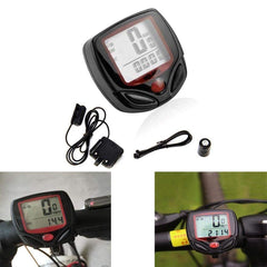 SYGA Bicycle Accessories 15-Functions Bike Speedometer LCD Display Cycling Odometer