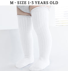 SYGA Baby Socks Soft & Cozy Cotton Blend Socks for Infants and Toddlers Size-S Suitable For 0-1 Years old(Light Blue)