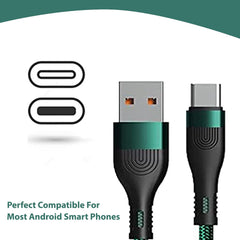 SYGA USB Cable for Android, 5A, Red - 1 Meter