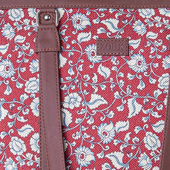 ZOUK Office Bag | Stylish Bags for Office Use | Laptop Bag 15.6 inch | Stylish Tote for Office Use | Purse for Women | Vegan Leather Handbag | Daily & Travel Use | Multicolor Mandala Print