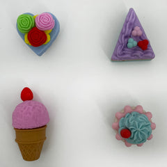 SYGA 9 Pcs Cartoon Shaped DIY Creative Aerospace Military Girl Rubber Erasers for Child Student Gift (Aerospace)