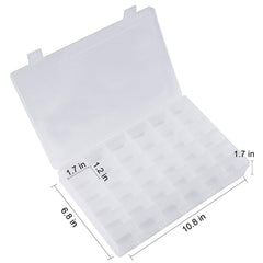 SYGA 36 Section Detachable Creative DIY Nail Finishing Storage Rubber Jewelry Bait Eyelashes Earrings Medicine Box_Large