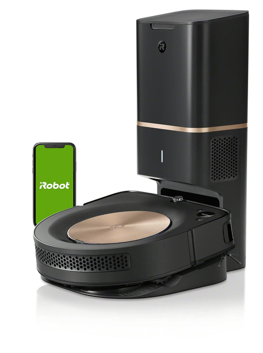 iRobot Roomba s9+ Connected Robot Vacuum with Automatic Dirt Disposal (Java Black)