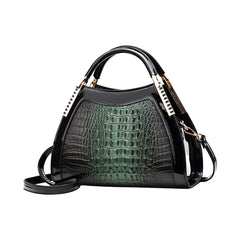 SYGA Women's Shell Handbag Elegant Purse with Contrast Detail & Shoulder Strap