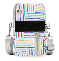 SYGA WOMEN'S SHOULDER CROSS BODY PURCE OXFORD CLOTH Multi Color stripes Design MULTI PURPOSE BAG