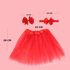 SYGA New Born Baby Girl Photography One Tutu Skirt with Two Flower Headband Skirt Baby Girl Shower Suit - Beige