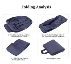 SYGA Outdoor Travel Foldable Backpack Waterproof Backpack With Mini Bag Stay-Clean Backpack for Camping, Hiking, Travelling, Outdoor Activities(Gray)