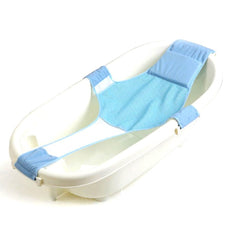 SYGA Bath Seat Support Net Non-Slip Bathtub Sling Shower Mesh Bathing Cradle Rings for Tub (Blue)