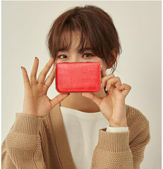 SYGA Women's Card Holder Coin Purse Multi-Card Slot Pu Pickup Case Zipper Small Wallet Driver's License Bag