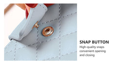 SYGA Women's Short Wallet Women's Zipper Wallet Large Capacity Tassel Women's Bag