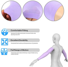 MOMISY 6 Pairs Arm Sleeves Men & Women Sunlight Protection Protection from Dust, Pollution, Sunburn, UV Protection - Suitable for, Sports - Hand Summer Gloves - Combo Pack of 6