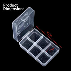 SYGA 6 Stainless Steel Whiskey Stones Ice Cubes with Container- Food Grade Quick-Frozen Ice for Wine - Metal Ice Cubes for Chilling Red Wine