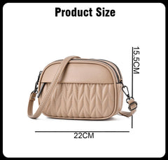 SYGA Women Small Bag Cross-Border Foreign Diamond Shoulder Bag(Khaki)